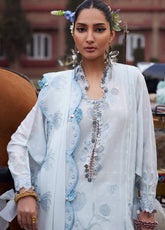 Elan Luxury Embroidered Lawn 3 Piece Unstitched Suit EL25LL CELESTINE EL25-05 B